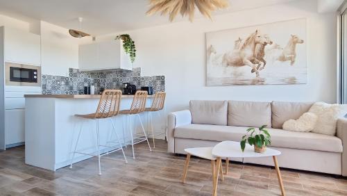 Carnon-Plage Apartamento | Sable & Pampas - Meublé de Tourisme 5 étoiles