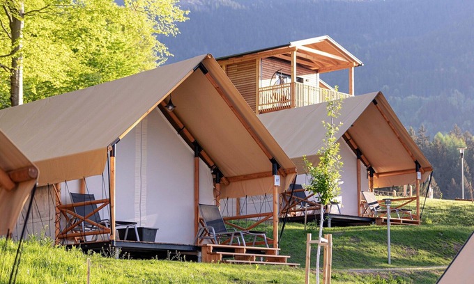 Kotschach-Mauthen Casa | Lujosa tienda safari con aire acondicionado