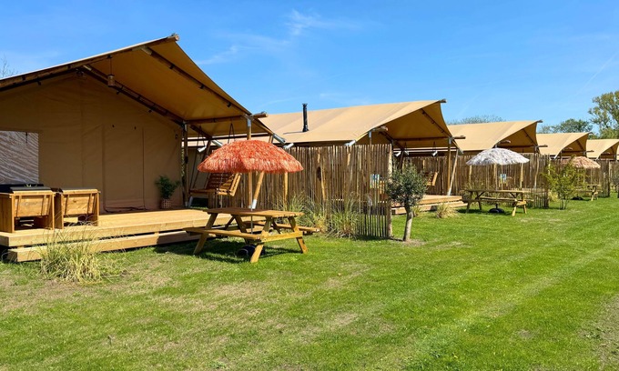 Petten Casa | Safari tent for 6 people with bed box