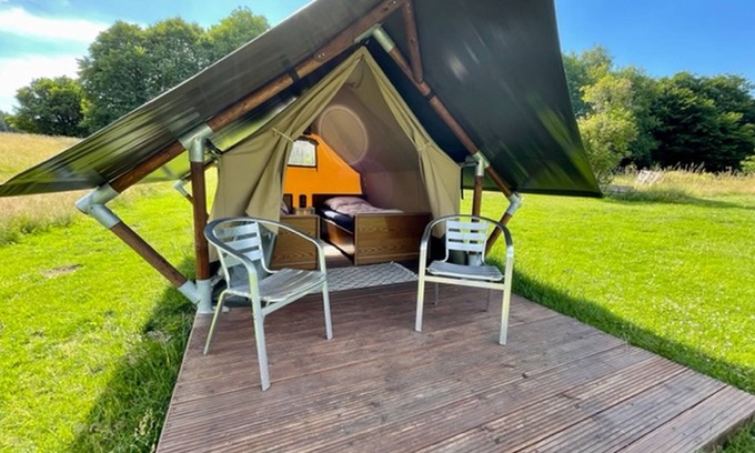 Borfink Apartamento | Safari Zelt mit 2 Bequemen Betten Incl. Bettzeug