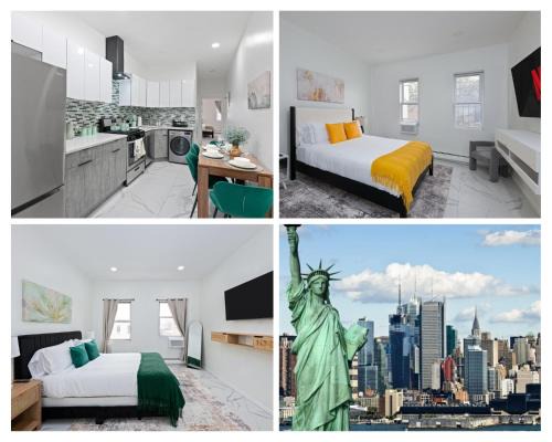 Union City Apartamento | Sage Stay- Modern 2BR Apartment - Sleeps 6 - 25 Min to NYC