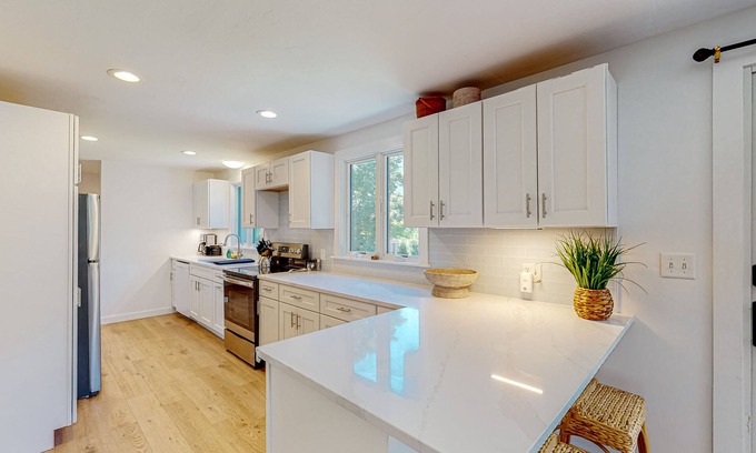 West of Town Casa | Sail Away Cottage | Dog-friendly house in Nantucket with indoor/outdoor living