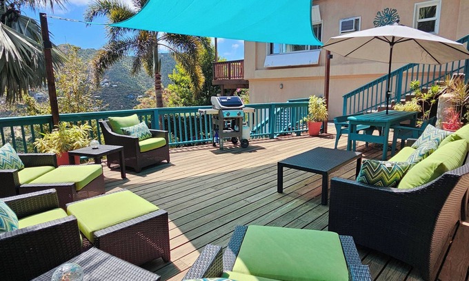 Lower Carolina Villa | Sailview es un relajante retiro de 3 dormitorios con aire acondicionado en habitaciones