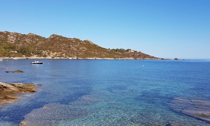Patrimonio Apartamento | Saint-Florent, agradable estudio con aire acondicionado, vista panorámica del golfo