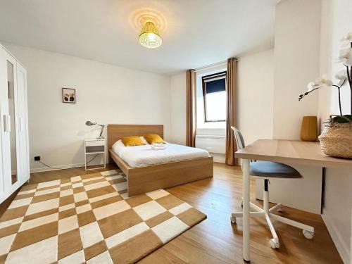 Laon Sud Apartamento | Saint Thierry spacieux 6 personnes proche centre