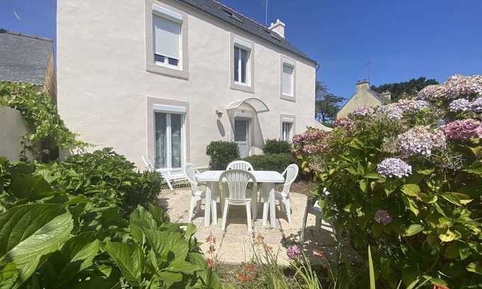 Combrit Apartamento | Sainte-Marine, apartment with garden 250 m from the beach of Pussou