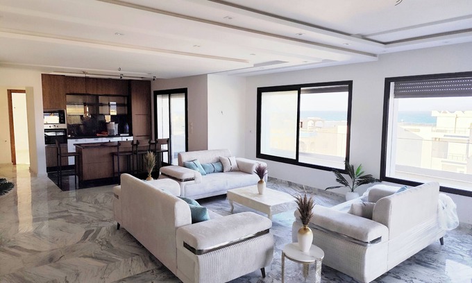 Salakta Apartamento | Salakta - Mahdia- Tunisie - Large luxury apartment with 60m sea view