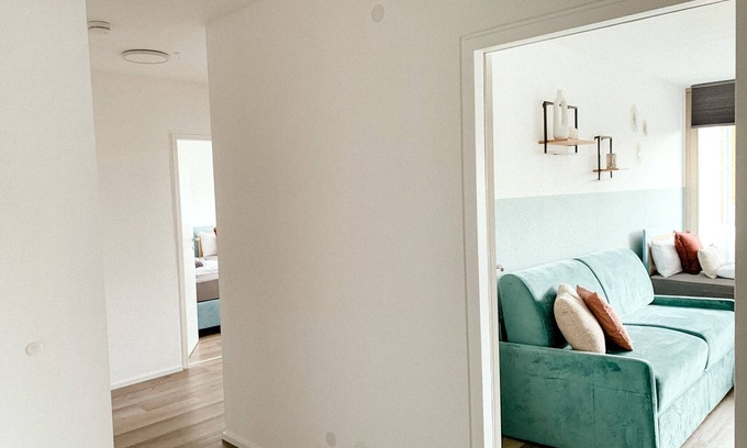 Jakobshof Apartamento | Sali Bayreuth 3-room apartment with two balconies