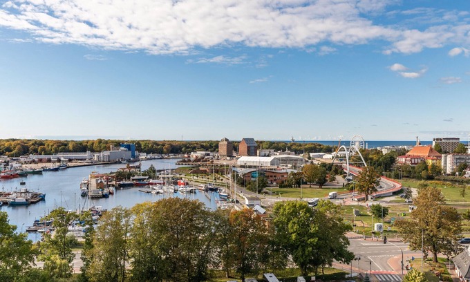 West Pomeranian Voivodeship Apartamento | Salt Island Apartment Sea, Harbor View