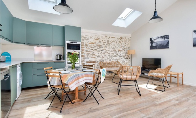 Noirmoutier-en-l'Ile Chalet De Esquí | Salinas y playas - Casa para 2 adultos - 2 niños