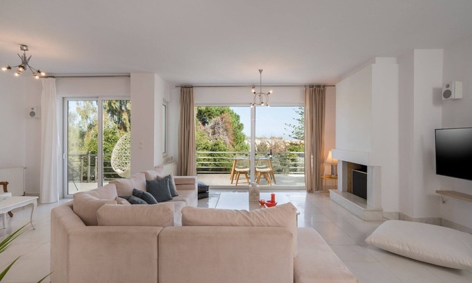 Agii Apostoli Apartamento | Saltia Roof Garden Apt, 30 Meters From Sandy Beach