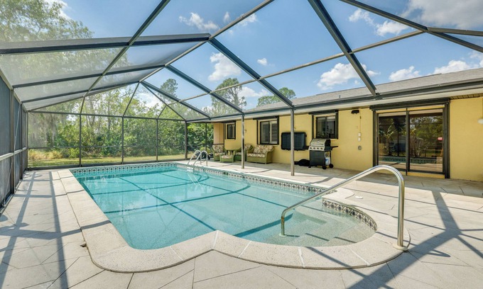 Joel Casa | Saltwater Pool & Lanai: Lehigh Acres Escape!