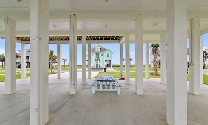 Indian Beach Cabaña | 4514sltyblueibnh - Salty Blue Mermaid