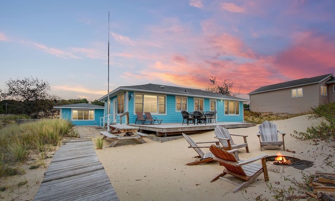 Northport Casa | Cathead Bay Sandcastle, Lago Michigan, Cottage en las dunas!
