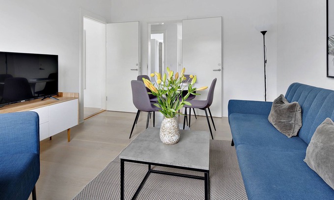 Roskilde Apartamento | Sanders Fjord - Lindo apartamento de 1 hab. Apto. Cerca de Catedral