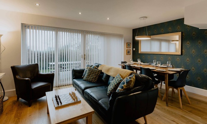 Croyde Cabaña | Casa de vacaciones moderna contemporánea de 3 dormitorios en Croyde