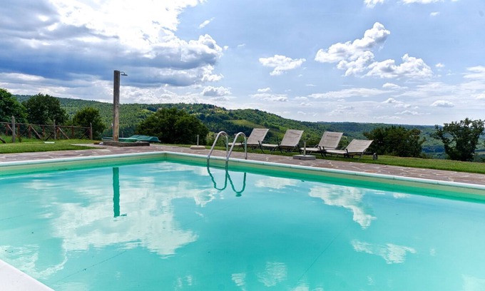 Barberino Tavarnelle Apartamento | Sangiovese Casa de Campo, apartamento con piscina en un pequeño pueblo en las colinas de Chianti