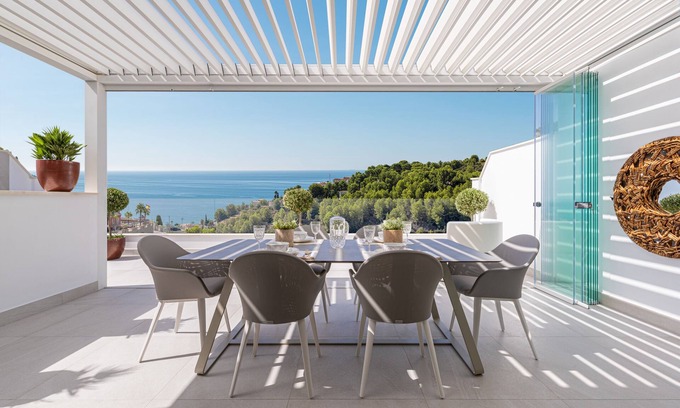Almuñécar Casa | Sanntonio 8, Suntuosa Casa nueva con piscina vista mar montaña a 5mn de la playa