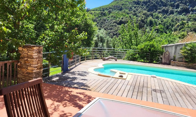 Santo-Pietro-di-Tenda Casa | Santo Pietro Magnifique Maison de Village Avec Piscine