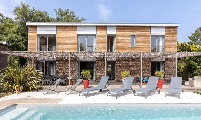 Moliets-et-Maa Casa | Santos Villa Piscine Proche Plage