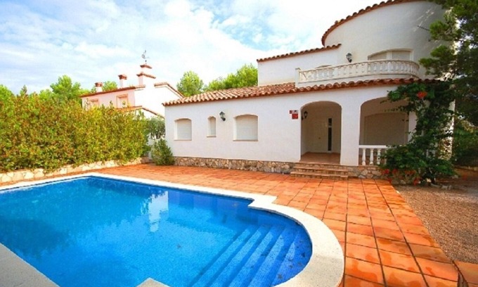 Les Tres Cales Villa | SAONA VILLAS (VN GALEA): villa for 6 people, private swimming pool, air co