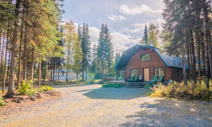 Soldotna Cabina | Sashas Kenai River Cabaña de Alaska