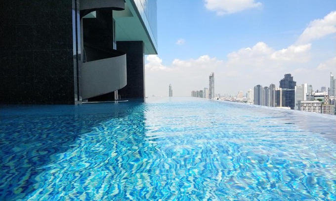 Thung Maha Mek Apartamento | Sathon Luxury High-rise Apartment City View KingPower ,IconSiam ,BNH,Silom