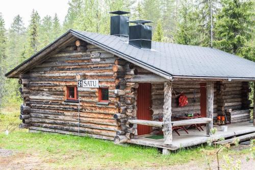 Syote Casa | Satu 31, kahden makuuhuoneen kelomökki Syötteellä, valaistun ladun vieressä