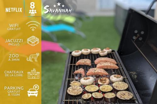 Saint-Aignan Casa | Savannah - 6-8 - Jacuzzi - Zoo de Beauval