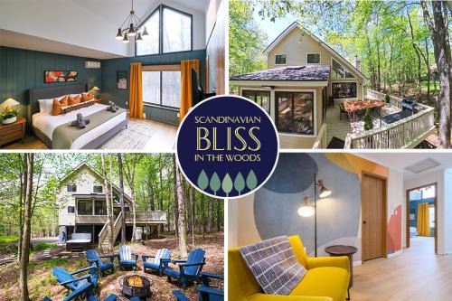 Gouldsboro Casa | Scandi Bliss Fall Colors, Lake & Game Room