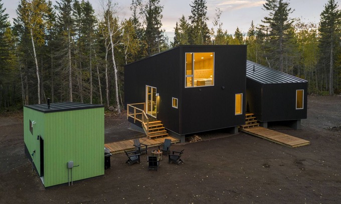 Lutsen Cabina | Scandinavian Chalet with Sauna Lutsen - Green
