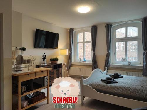 Cottbus Apartamento | SchaeBu! Appartment 1 Die Ostsee am Altmarkt