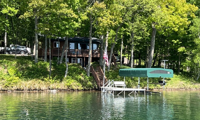 Hayward Casa | Scooter's Landing in Hinton Bay on Round Lake, the view is amazing!