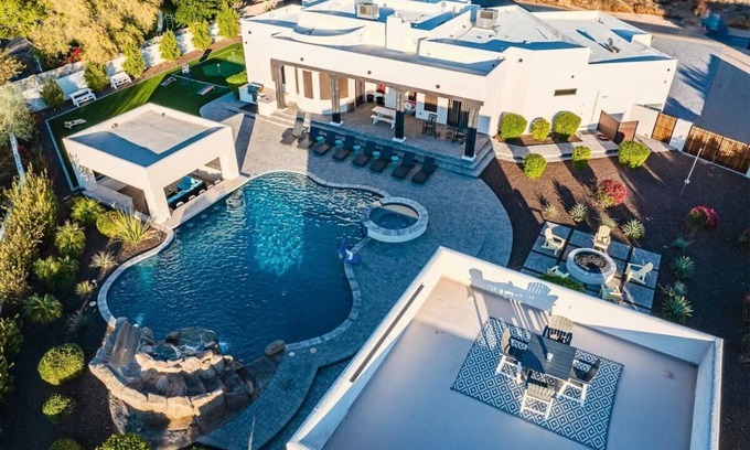 North Scottsdale Casa | Scottsdale Luxury Villa Pool, Hot Tub, & Games
