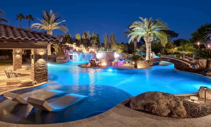 Paradise Valley Casa | Luxury Oasis a Resort-Style Estate in PV - with Lazy River, Theater and More!