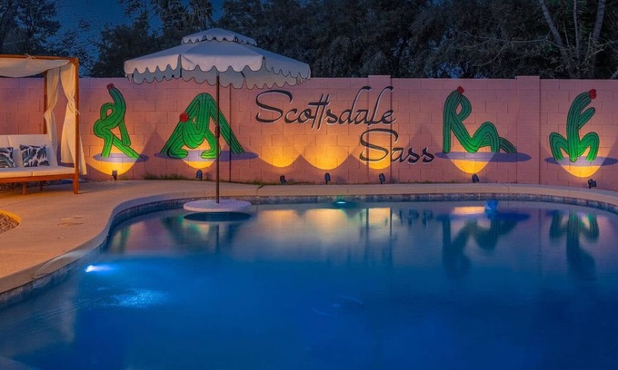 Scottsdale Estates Nine Casa | Scottsdale Sass - 5 Min to Old Town! Pool and Fire