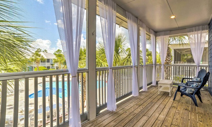 Port St. Joe Cabaña | Screened Porch + Beach Access: Port St Joe Cottage