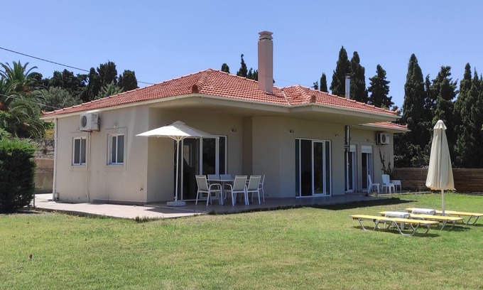 Xiro Chorio Villa | Sea Breeze Villa con impresionantes vistas al mar cerca de la ciudad de Rethymno y la playa