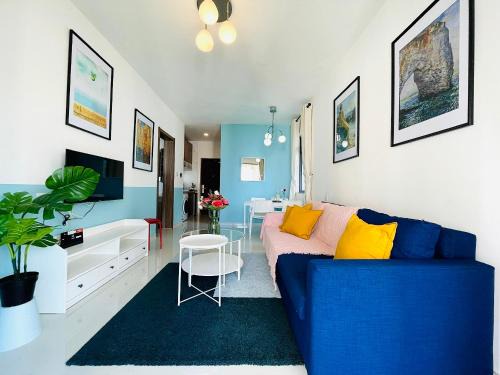 Gelang Patah Apartamento | Sea&CityView 2-bedroom Fully Furnished Apartment Forest City #freeWIFI