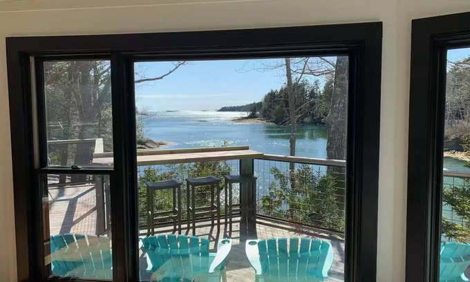 Sebascodegan Island Casa | Sea Forever! Waterfront, Dog-Friendly Retreat, Seasonal Dock, 12min to Brunswick