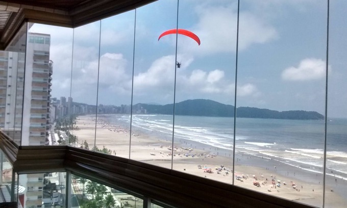 Aviacao Apartamento | FRENTE MAR CHURRASQUEIRA 3 SUITES - 2 GARAJES -INTERNET -TV A CABLE