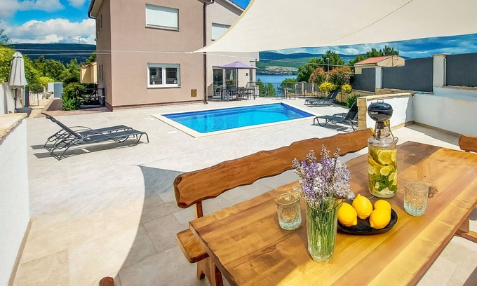 Pridraga Casa | Sea Front Villa Lucija by Interhome