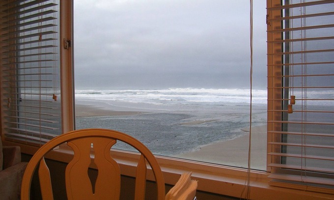Lincoln City Condominio | Sea Gypsy condominio frente al mar con piscina, sauna, conexión Wi-Fi