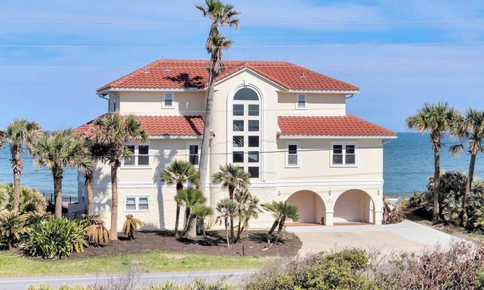 South Ponte Vedra Beach Casa | Sea Haven - Oceanfront home w/ pvt beach & deck