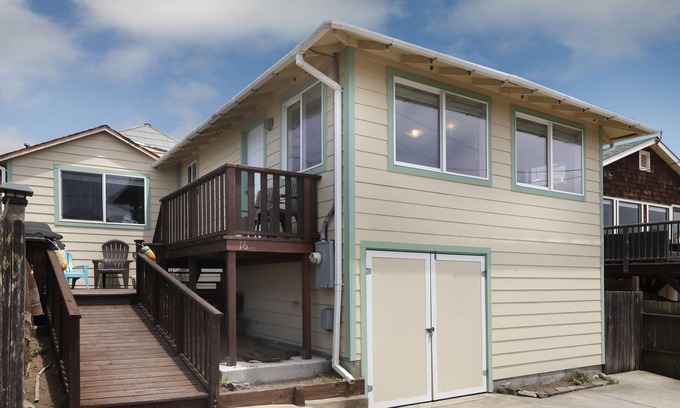 Dillon Beach Cabaña | Dillon Beach Cottage por el mar
