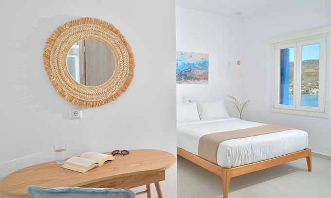 Gavrio Casa | Sea-side Villa Hydroussa by Andros Homes, ideal for a relaxing retreat.
