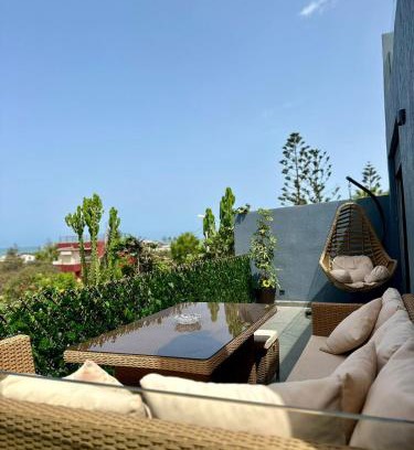Tamariss Apartamento | sea view appart and roof top, jack beach Tamaris, Dar Bouaza