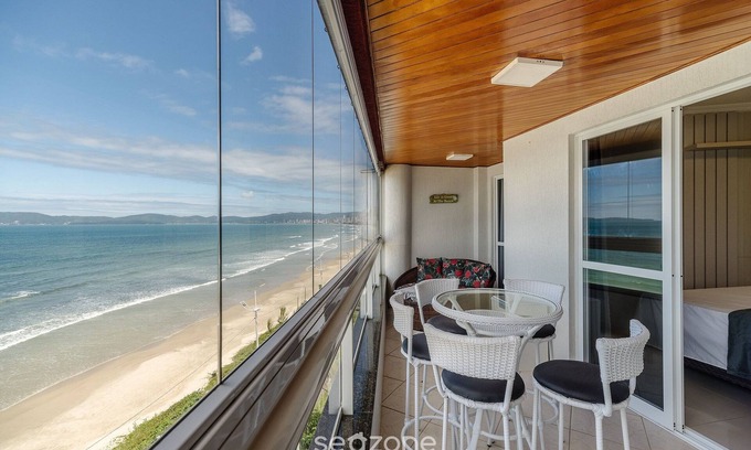 Itapema Apartamento | Sea View Apt w/BBQ in Itapema Dnl0602