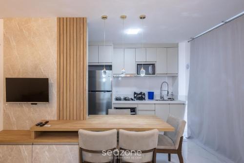 Tabuleiro dos Oliveiras Apartamento | Dpto vista mar c/parrilla en Itapema – SBN0705