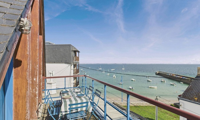 Saint-Pierre-Quiberon Chalet De Esquí | Vista al mar - Casa para 7 con balcón